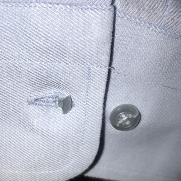 Men’s Modena by Christopher Lena Tall Man Dress Shirt Blue Size 17.5T - Picture 5 of 7